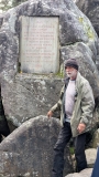 Plaque commémorative pour la protection de la forêt